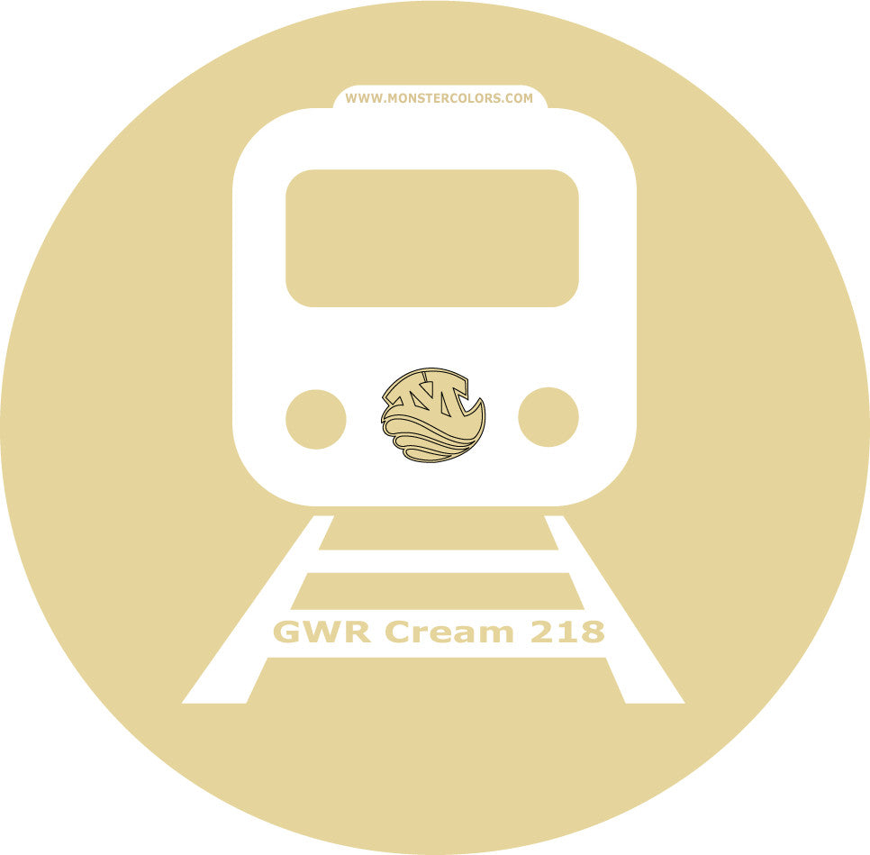 GWR Cream 218 Railway Coloured Paint Monstercolors