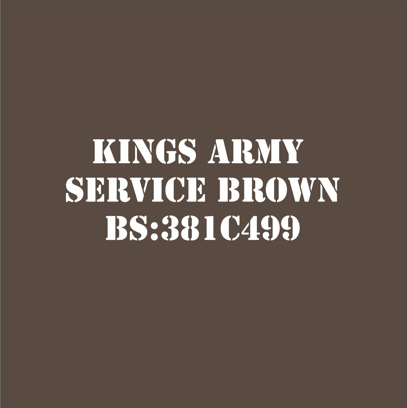 Service Brown Bs381c499 Monster Brush Or Spray Paint Monstercolors