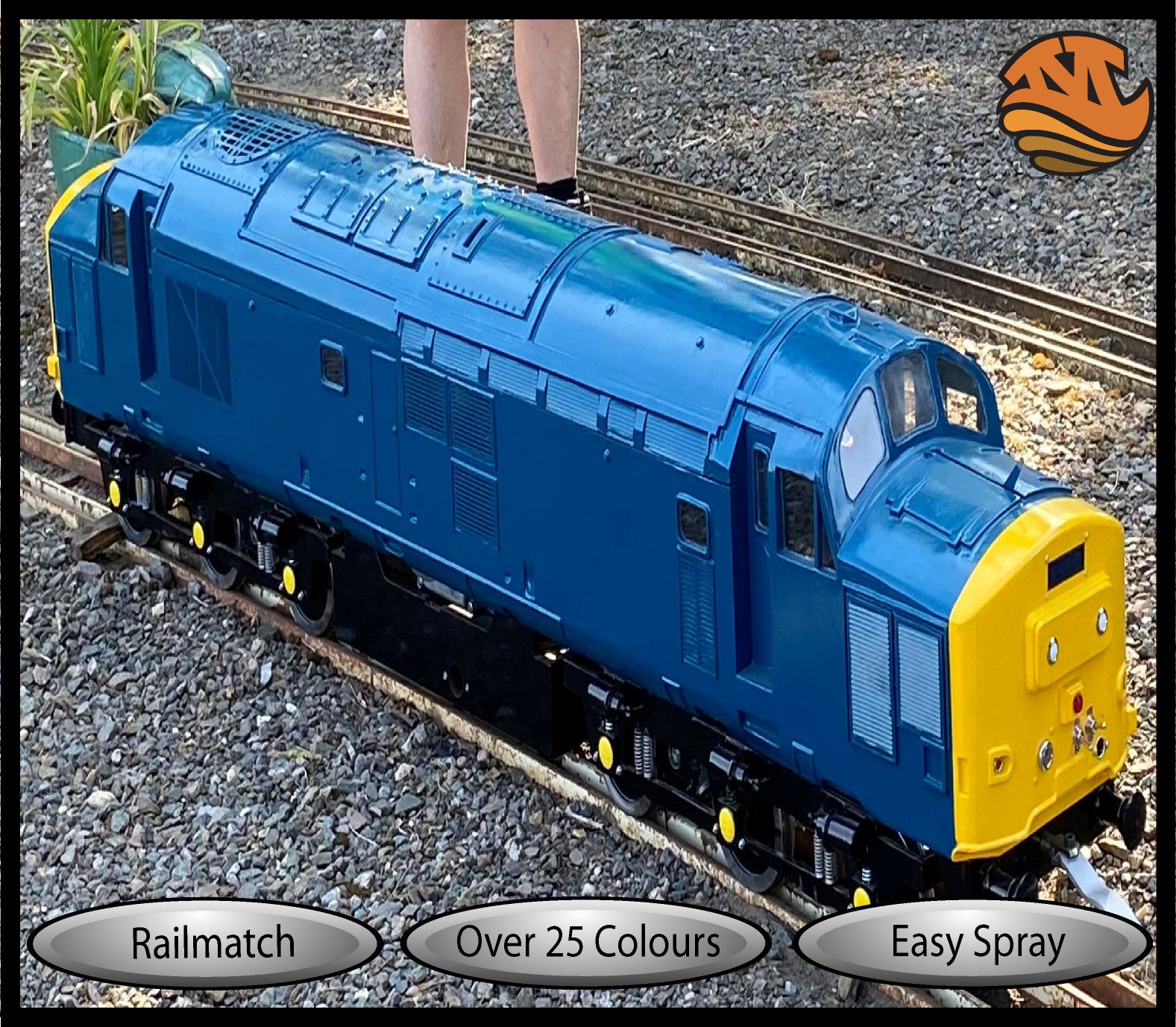 Railway Coloured Paint Monstercolors
