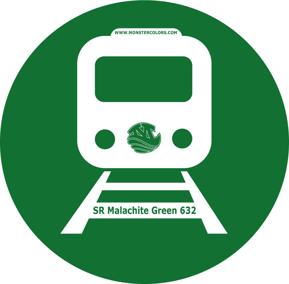 SR Malachite Green 632 Railway Coloured Paint Monstercolors