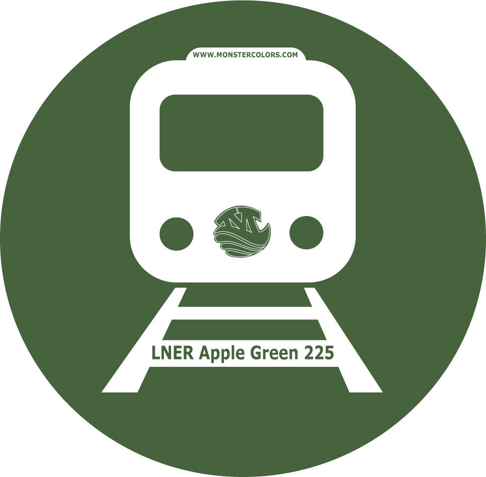 LNER Apple Green 225 Railway Coloured Paint Monstercolors
