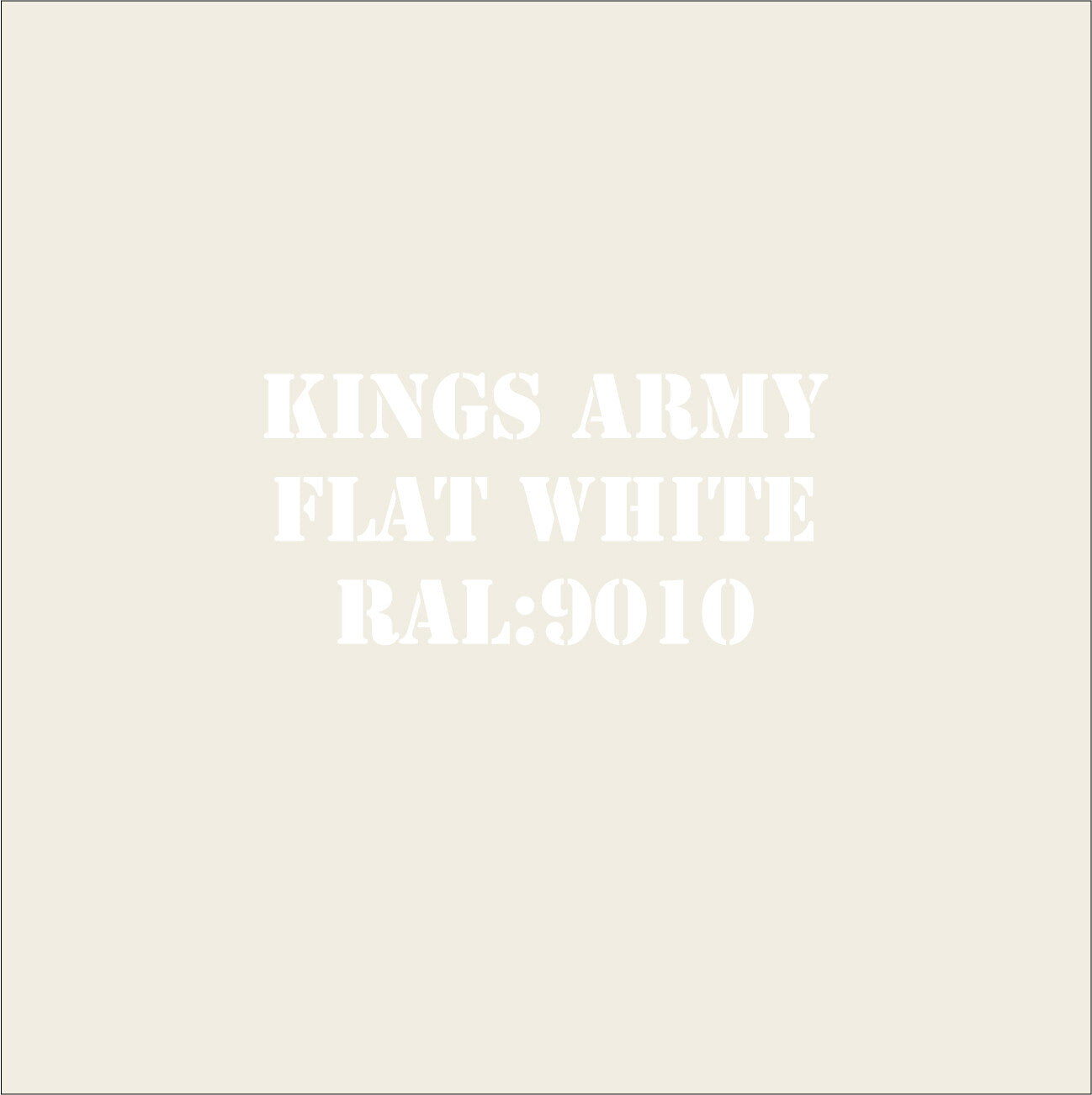 Flat White Ral9010 Monster Brush Or Spray Paint Monstercolors