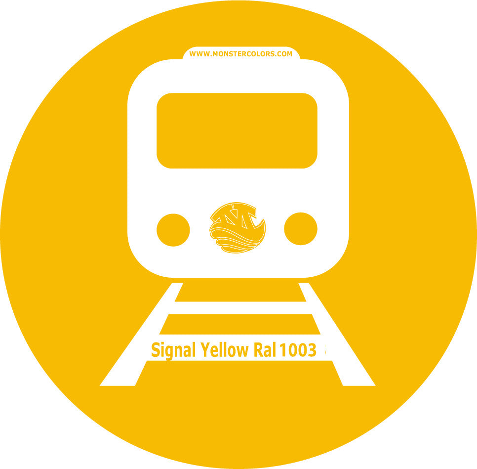 Signal Yellow 1003 Railway Coloured Paint Monstercolors