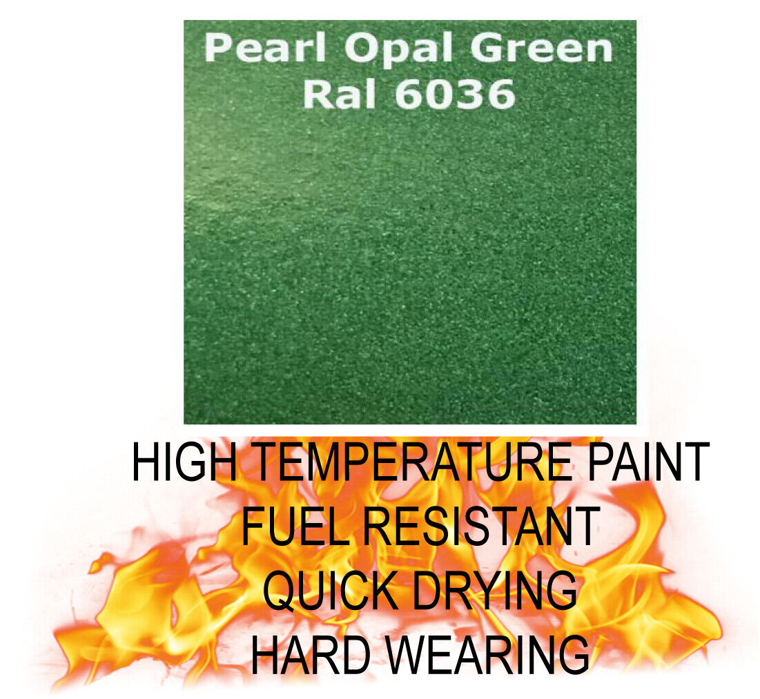 Metallic pearl opal green 6036 High Temperature Paint Monstercolors