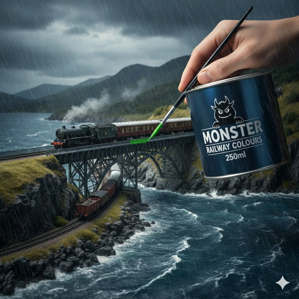 Railway Coloured Paint Monstercolors