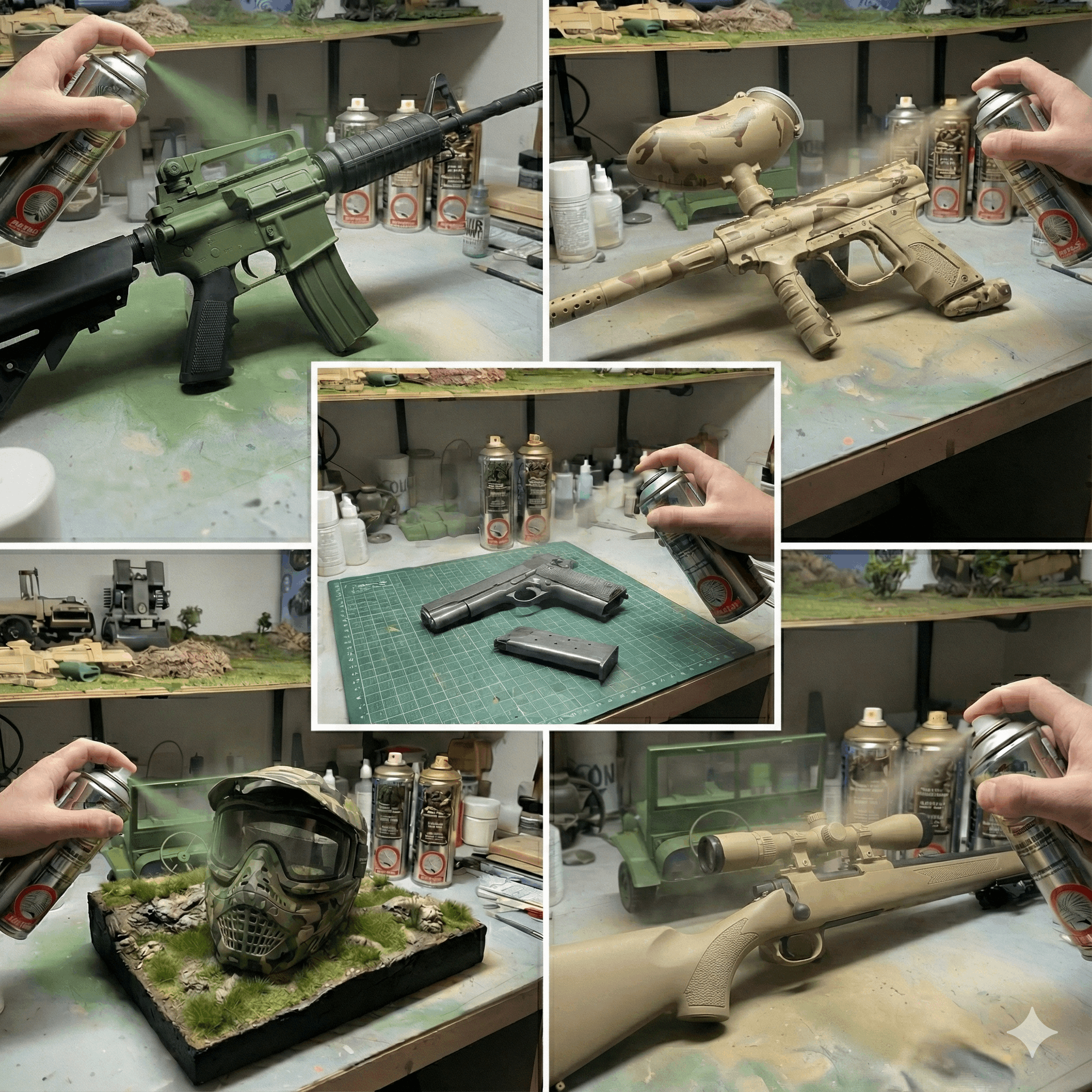 Military Spray Paint Monstercolors