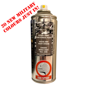 2 x New Kings Army Military Matt Spray Paint 20 New Colours Army Spray Paint Full Matte Finish 2 Monstercolors