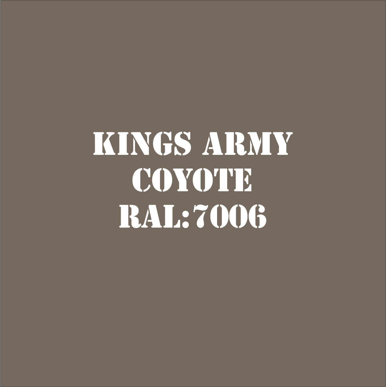 Coyote 7006 Military Spray Paint Monstercolors
