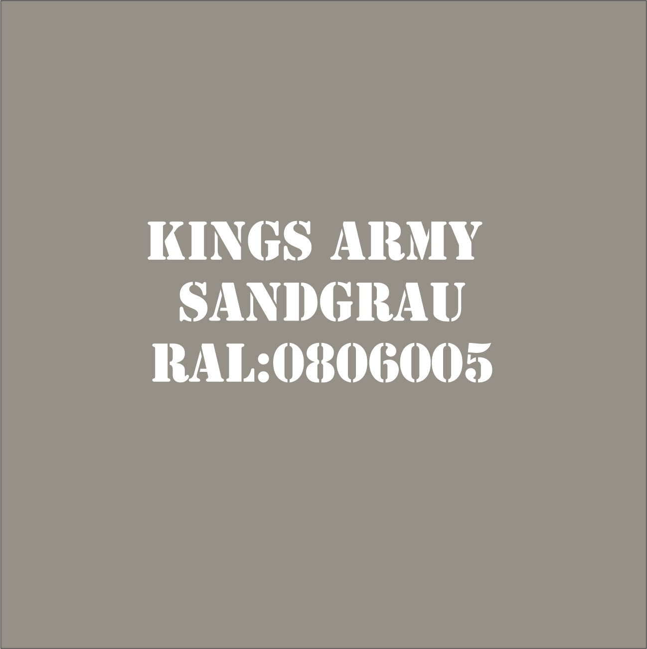 SandGrau 0806005 Military Spray Paint Monstercolors