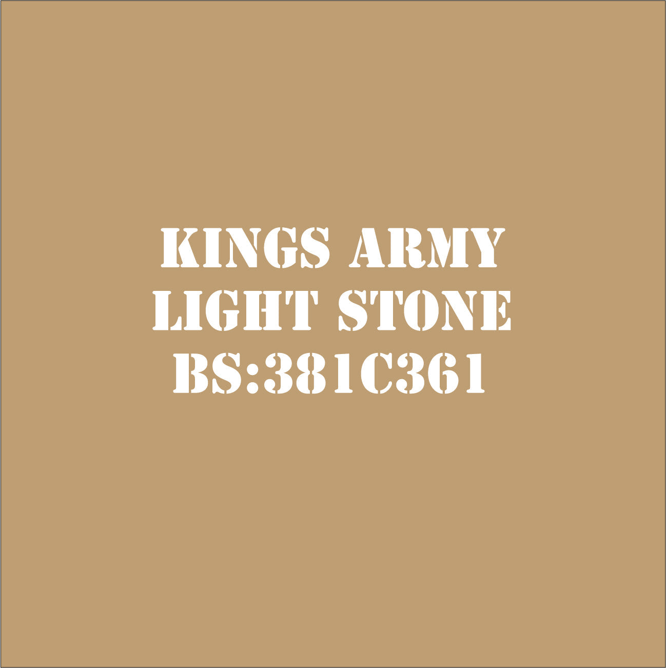 Army Light Stone BS381C 361 Military Spray Paint Monstercolors