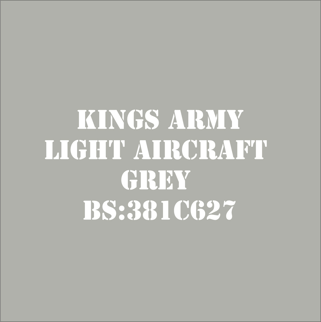 Light Aircraft Grey BS381C627 Military Spray Paint Monstercolors
