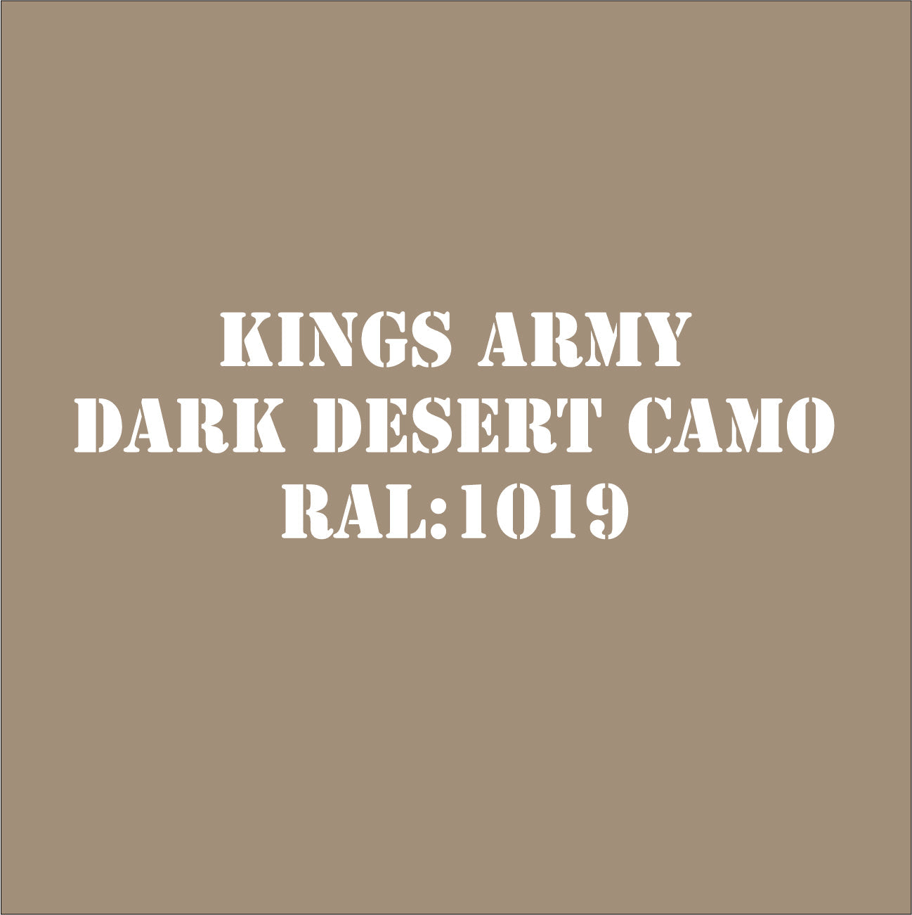 Dark Desert Camo 1019 Military Spray Paint Monstercolors