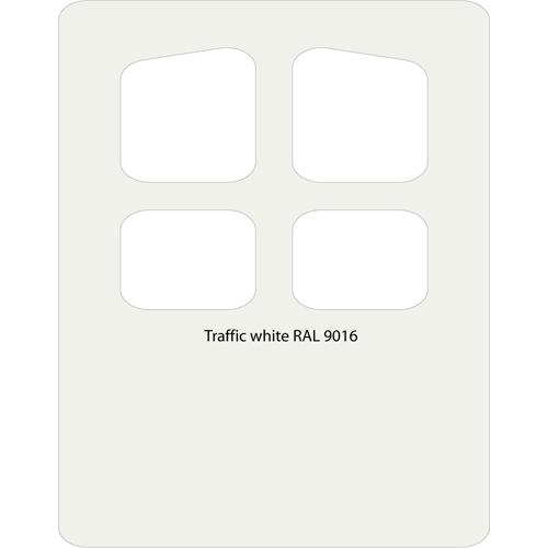 Traffic White 9016 PVC Paint Monstercolors