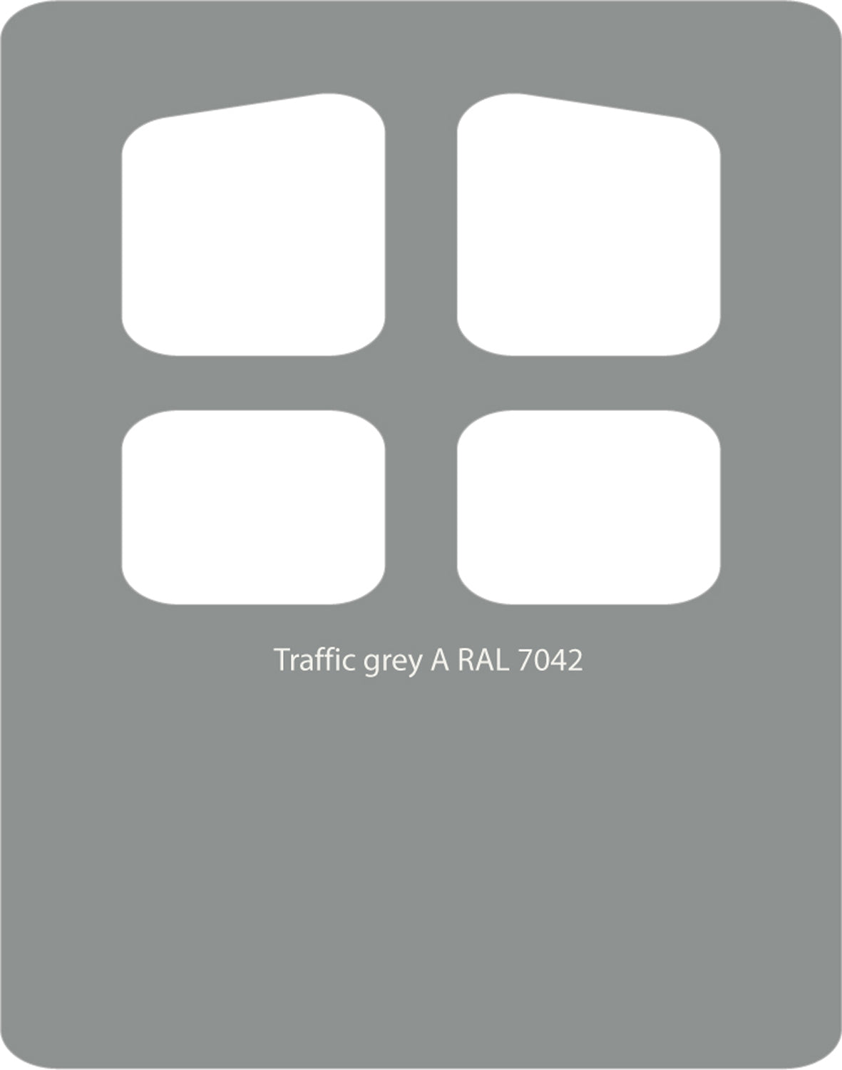 Traffic Grey A 7042 PVC Paint Monstercolors