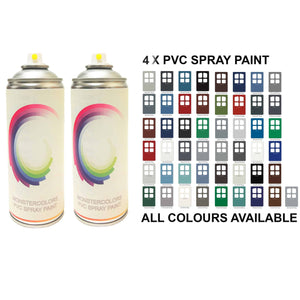 4 x PVC Spray Paint Gloss Finish Save £££ - monster-colors