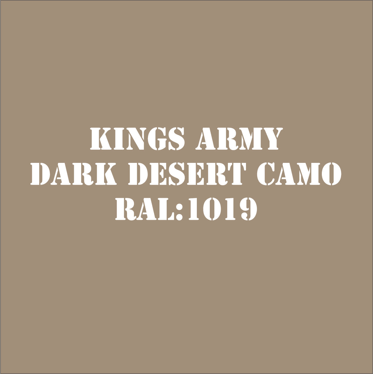 Dark Desert Camo 1019 Military Spray Paint Monstercolors