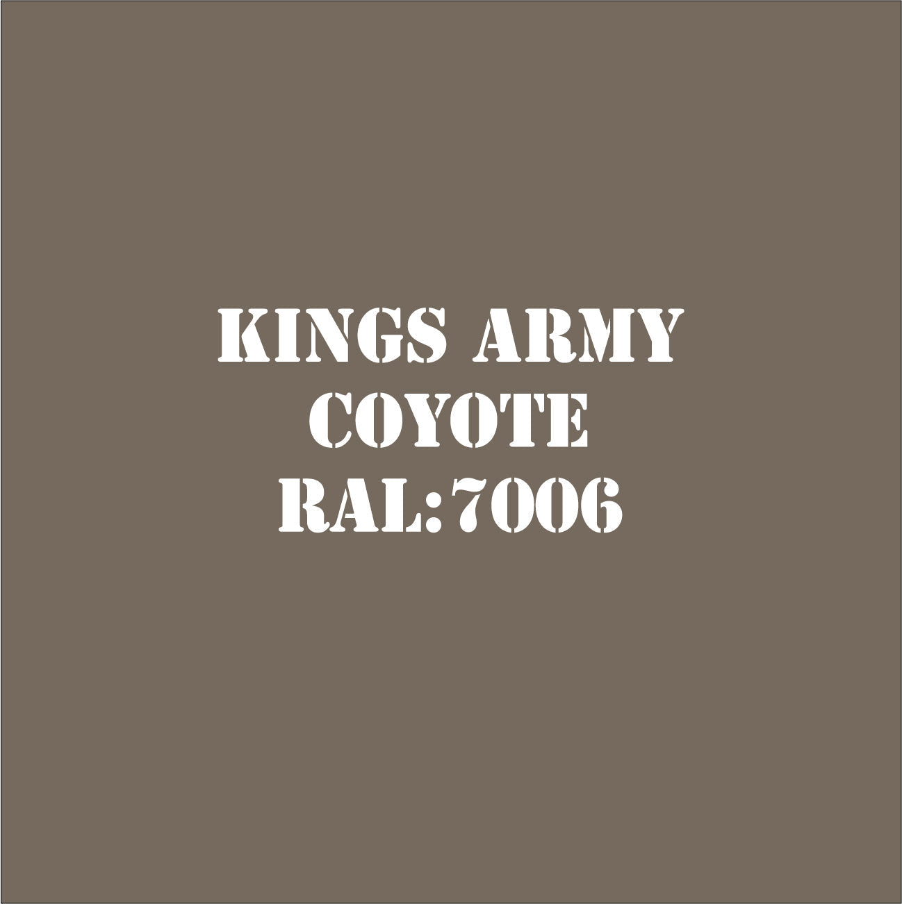 Coyote 7006 Military Spray Paint Monstercolors