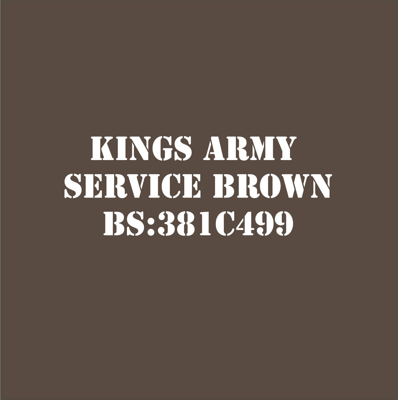 Service Brown BS381C499 Military Spray Paint Monstercolors