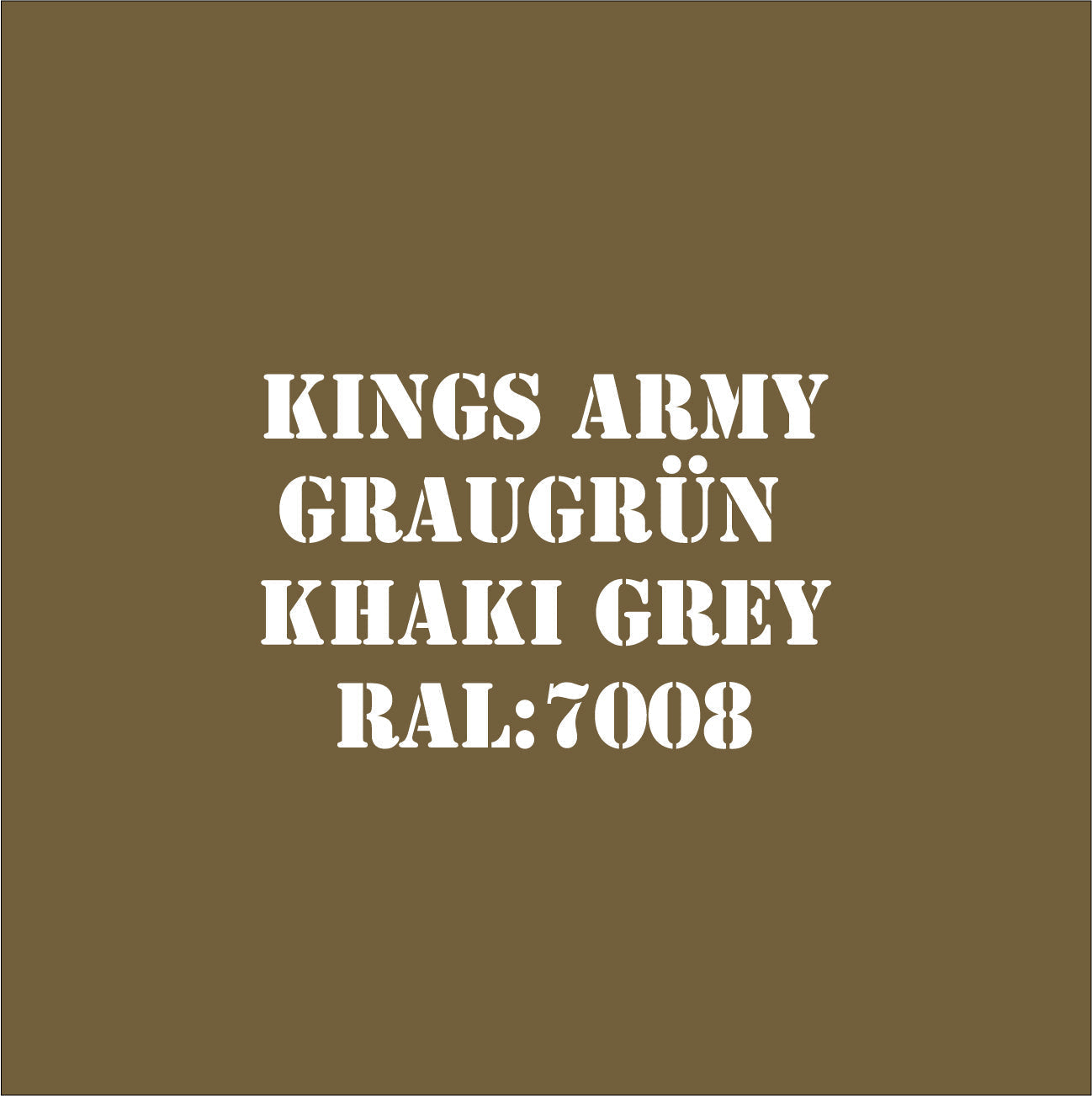 Khaki Graugrun 7008 Military Spray Paint Monstercolors
