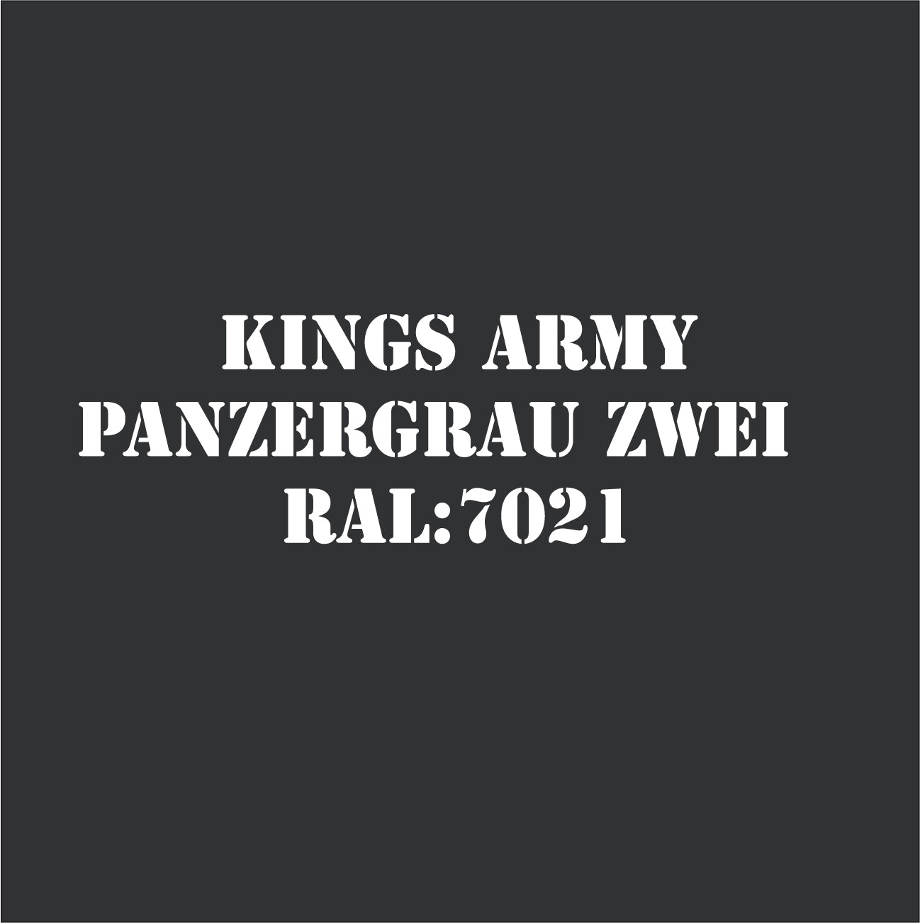 Panzergrau Zwei 7021 Military Spray Paint Monstercolors
