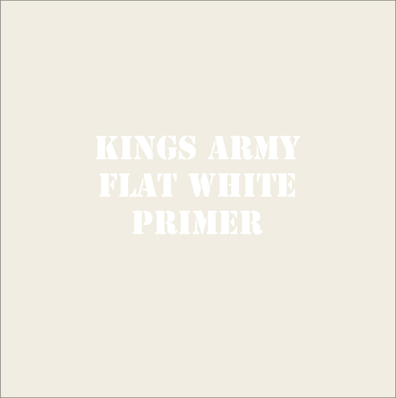 Flat White Primer Military Spray Paint Monstercolors