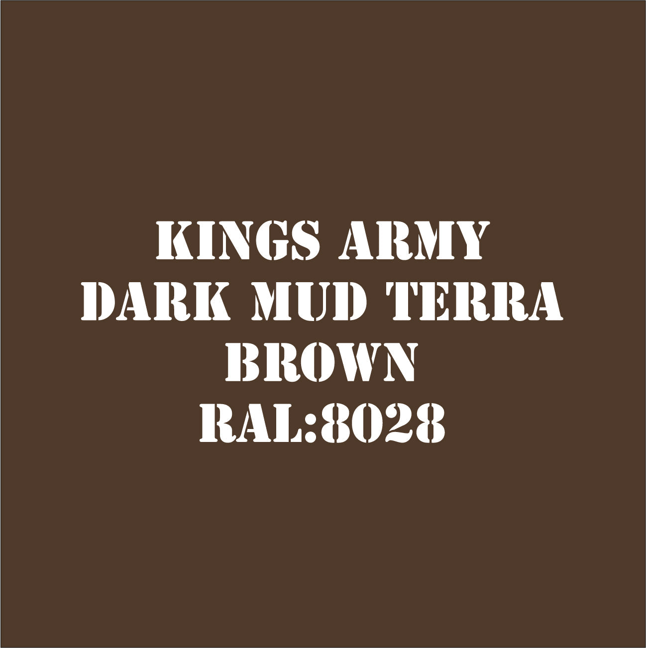 Dark Mud Terra Brown 8028 Military Spray Paint Monstercolors