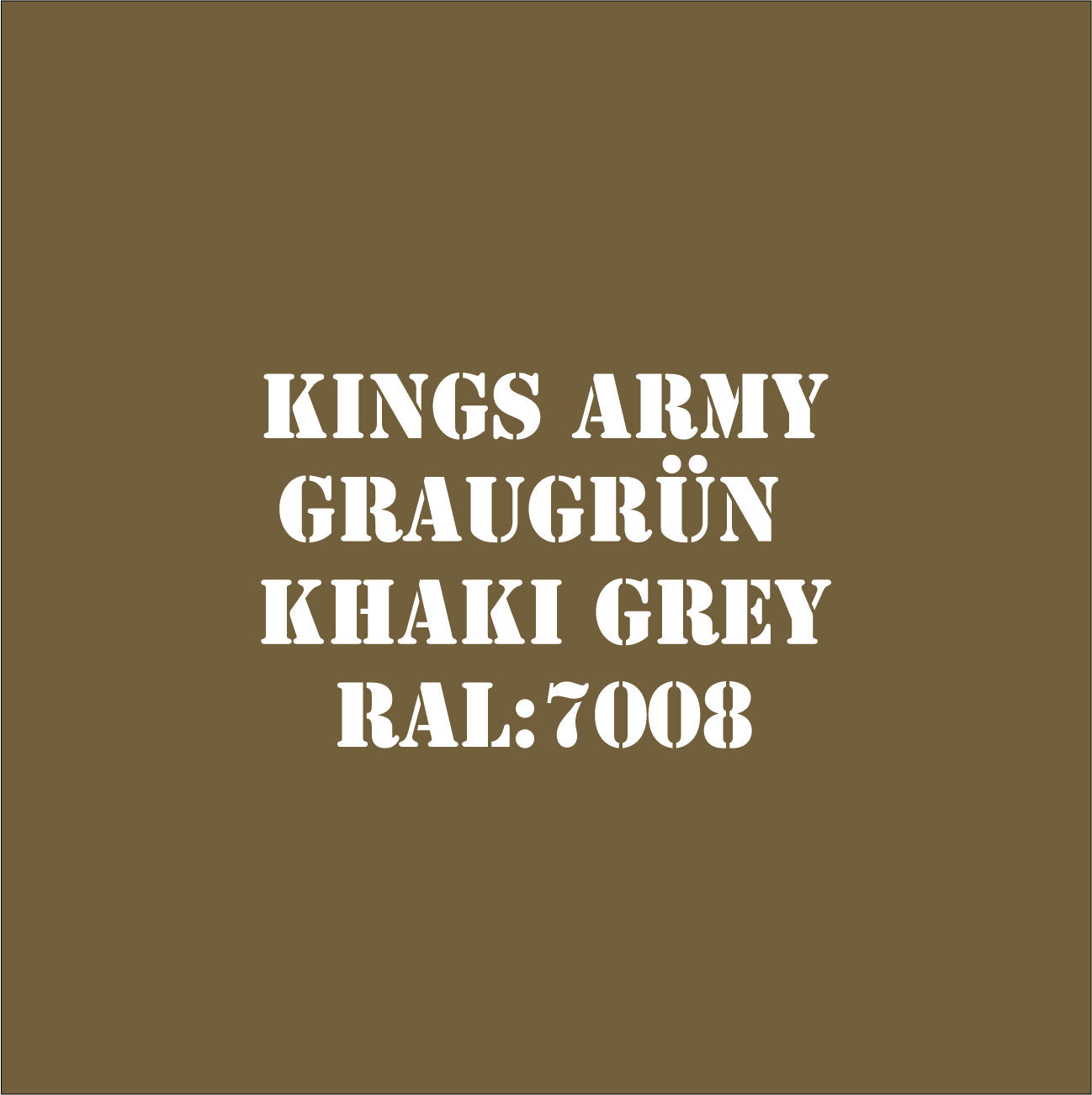 Khaki Graugrun 7008 Military Spray Paint Monstercolors