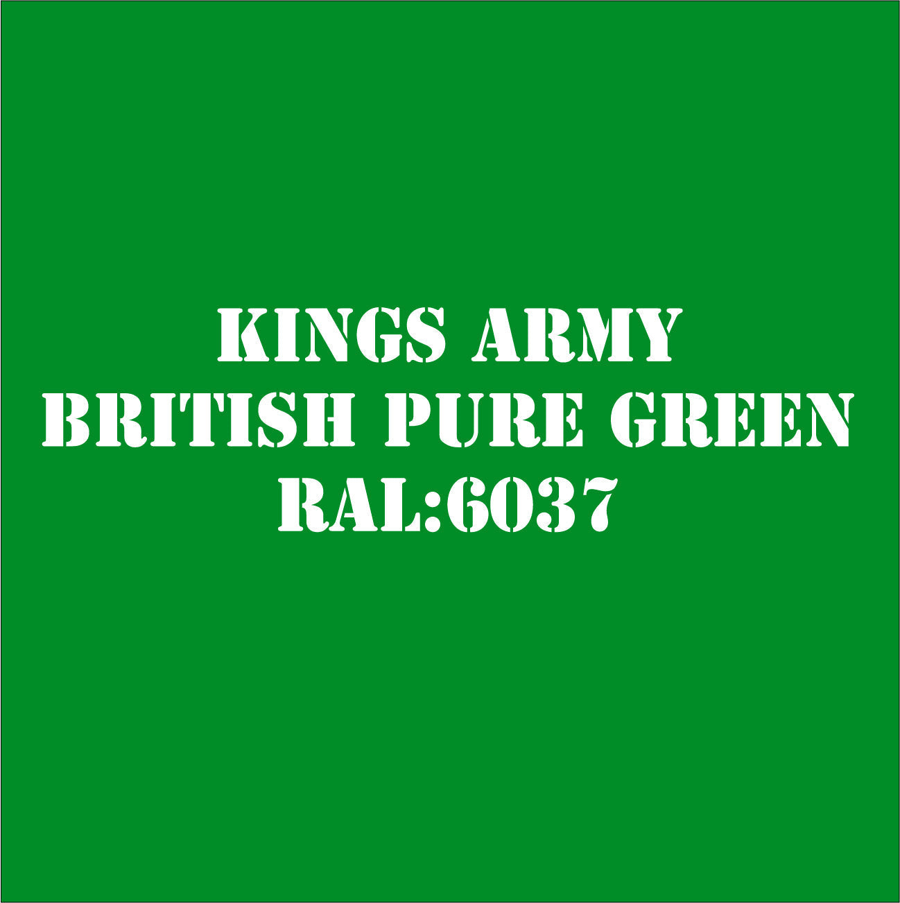British Pure Green 6037 Military Spray Paint Monstercolors