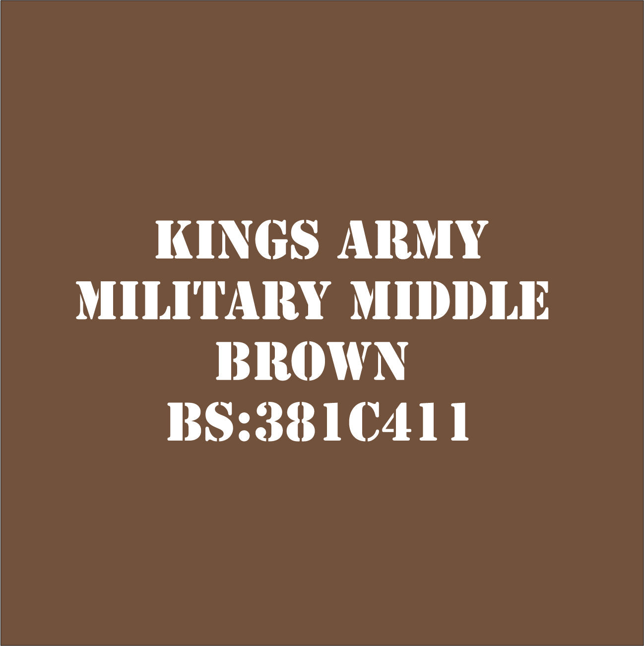 Military Middle Brown BS381C411 Military Spray Paint Monstercolors
