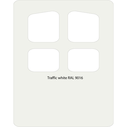 Traffic White 9016 PVC Paint Monstercolors