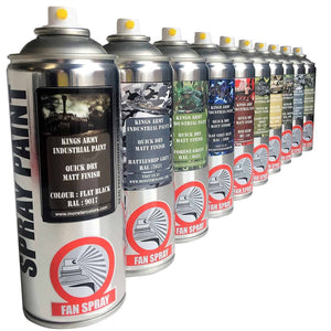 3 x Kings Army Military Spray Paint Matt Finish Save £££ - monster-colors
