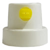 Standard White-Yellow Fan Cap 7cm Spray - monster-colors